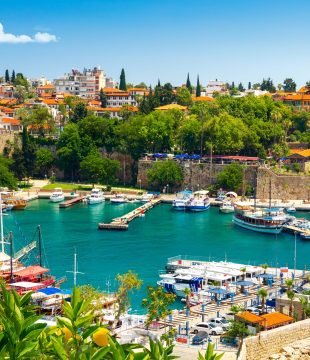 Harbor,In,The,Old,City,Of,Antalya,Kaleici,Old,Town.